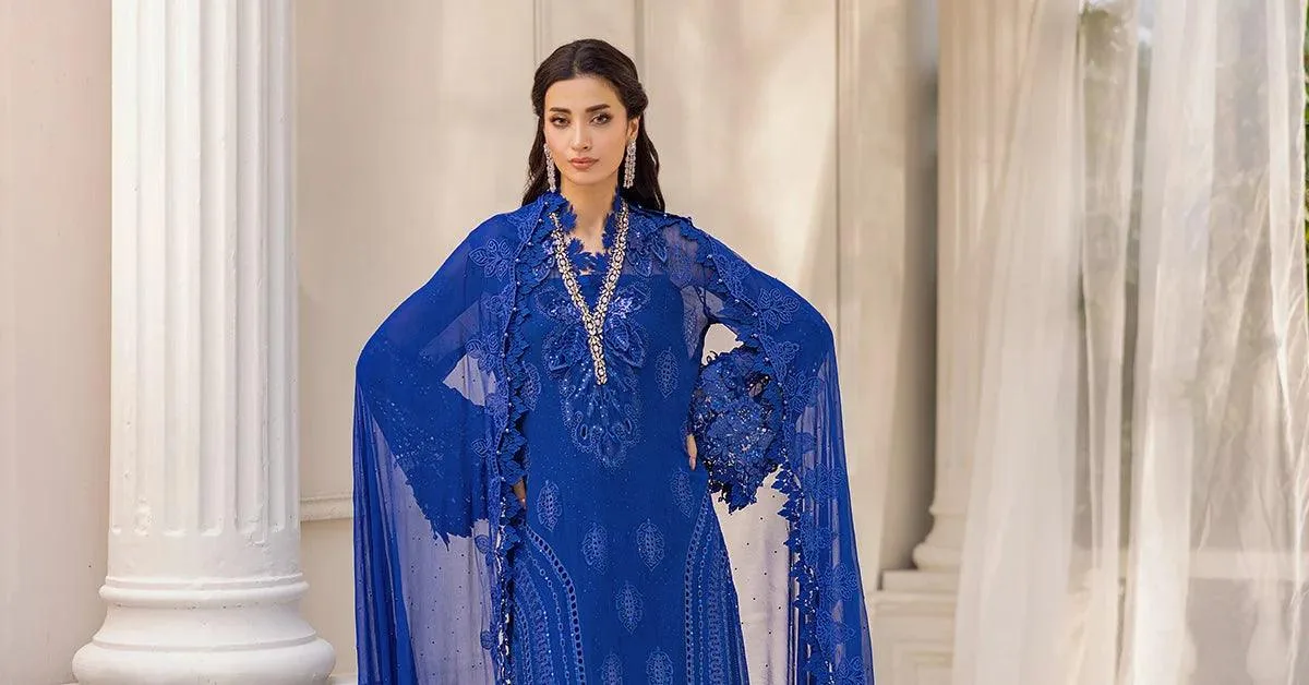 Blue Organza – view 13 – Poshaq