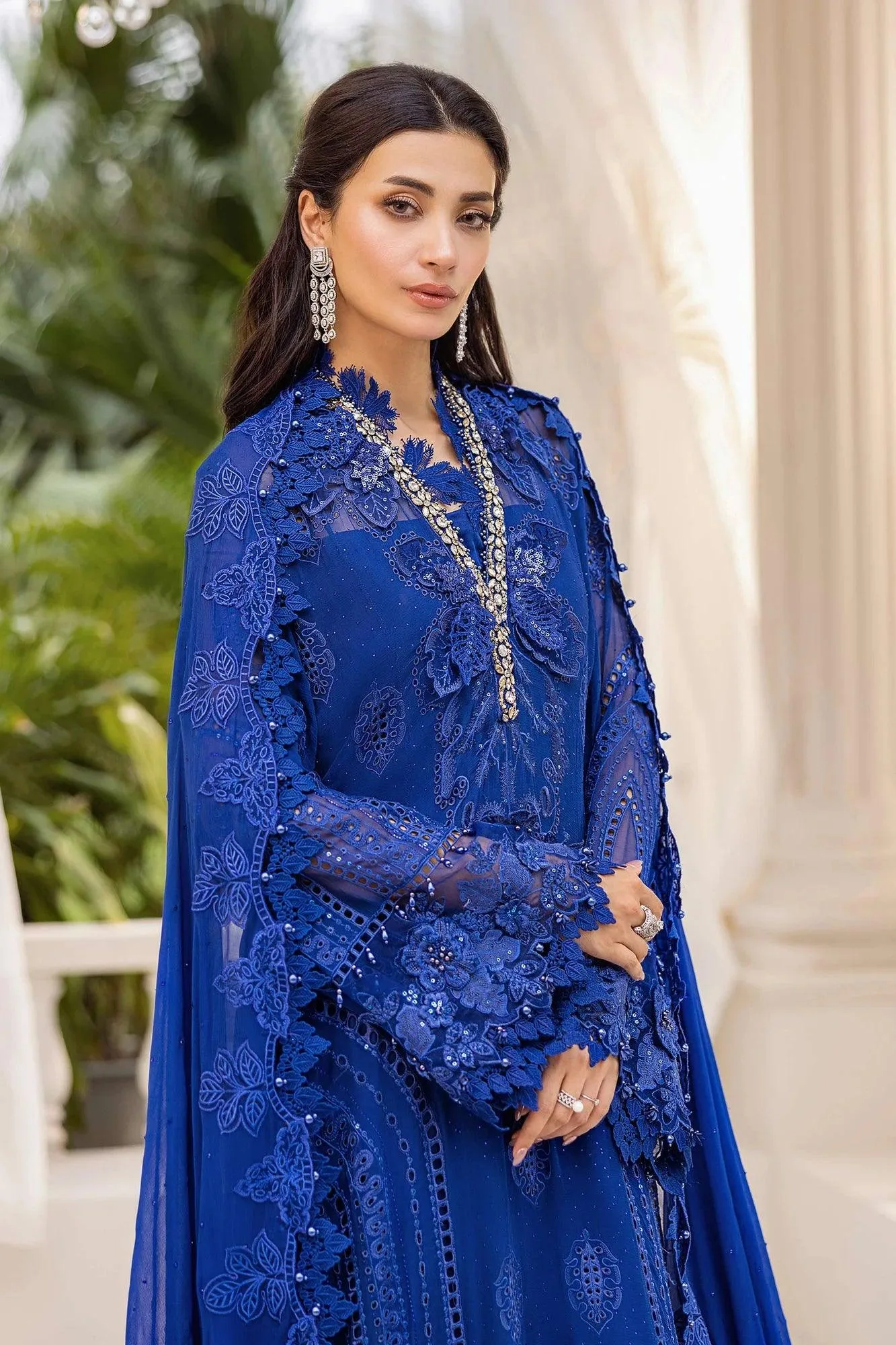 Blue Organza – view 5 – Poshaq