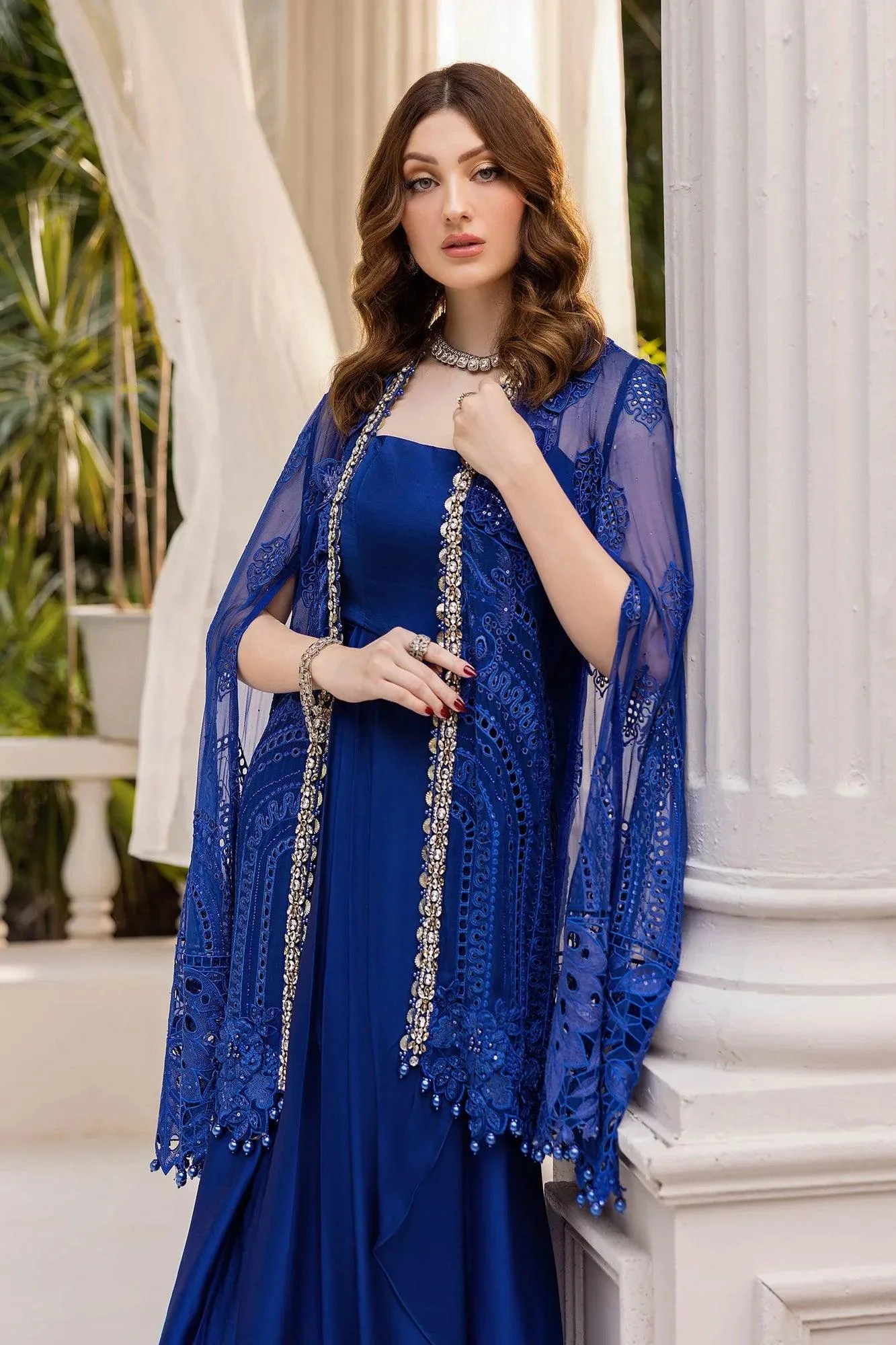 Blue Organza – view 8 – Poshaq