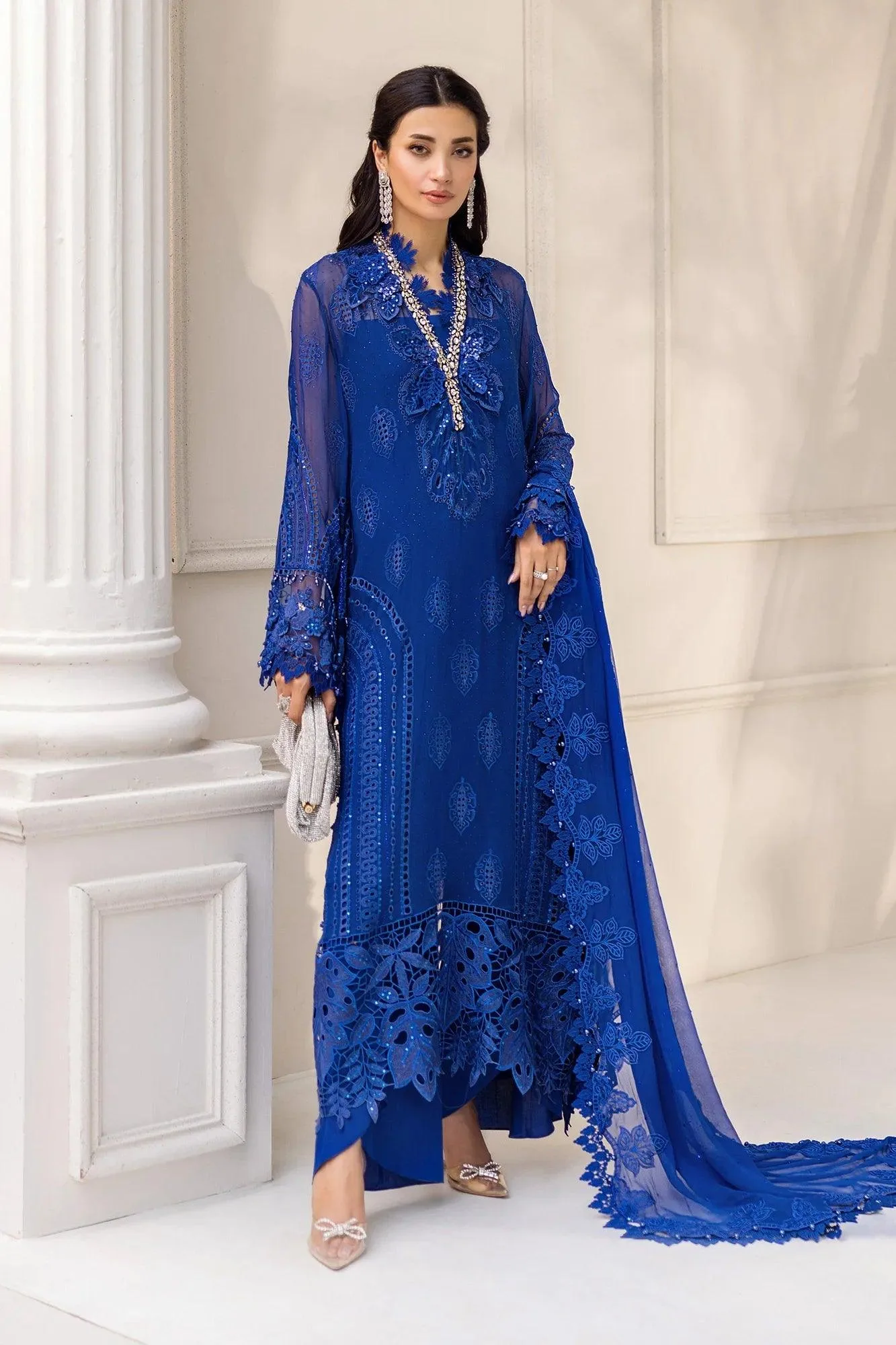 Blue Organza – view 9 – Poshaq