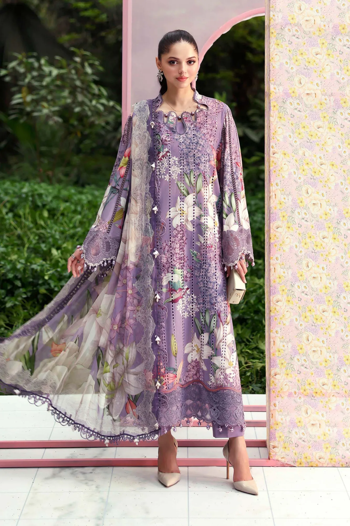 Lilac Organza – view 1 – Poshaq