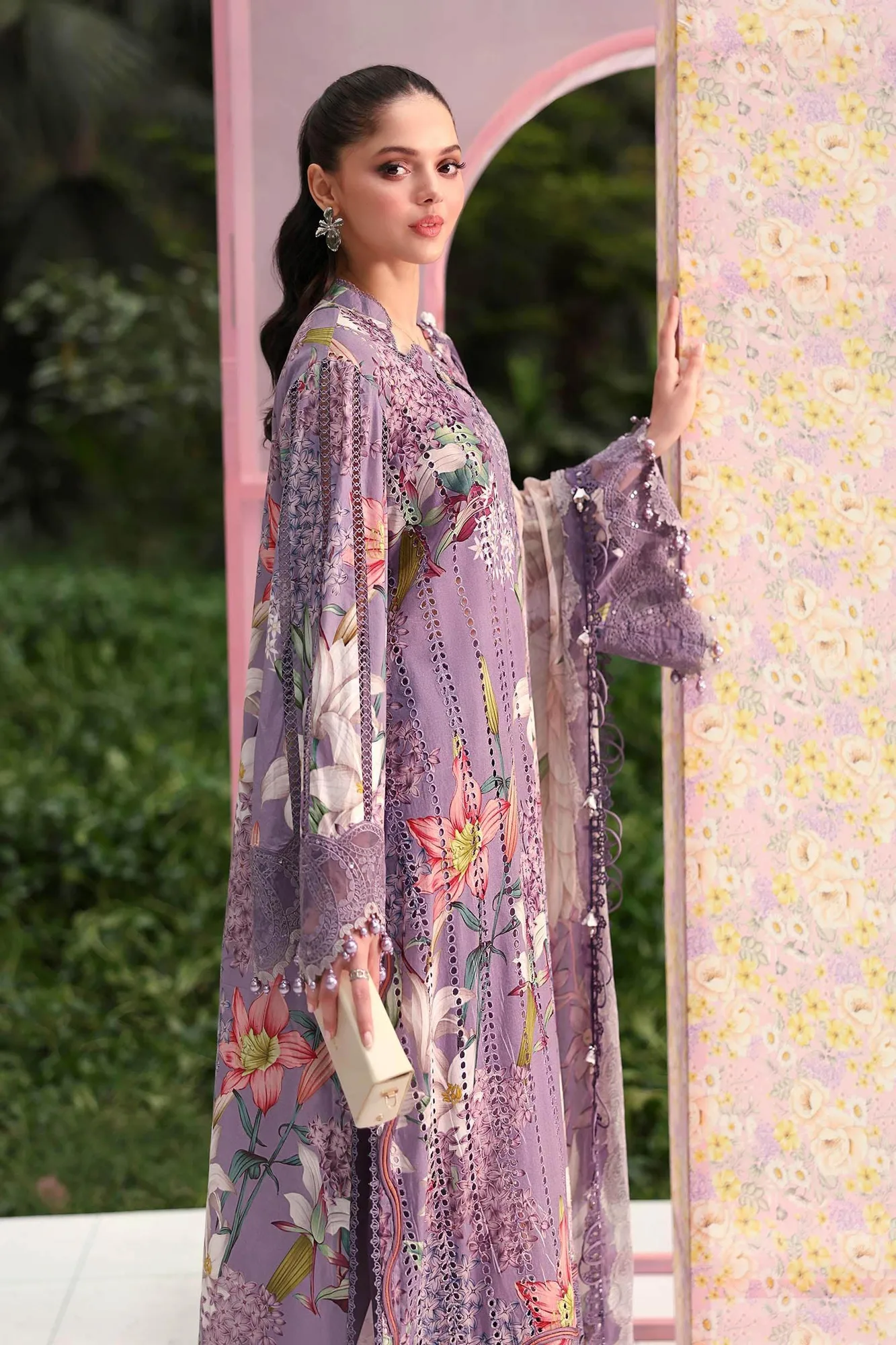 Lilac Organza – view 4 – Poshaq