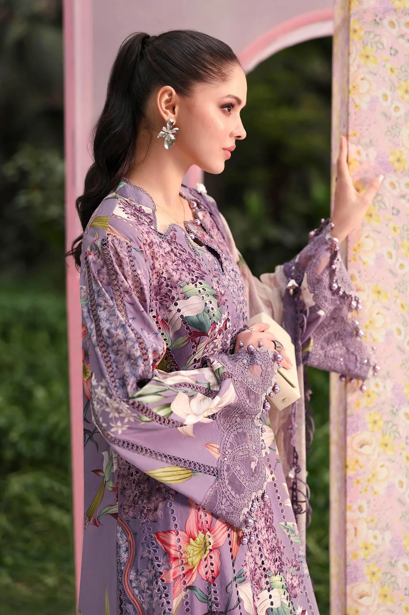 Lilac Organza – view 6 – Poshaq