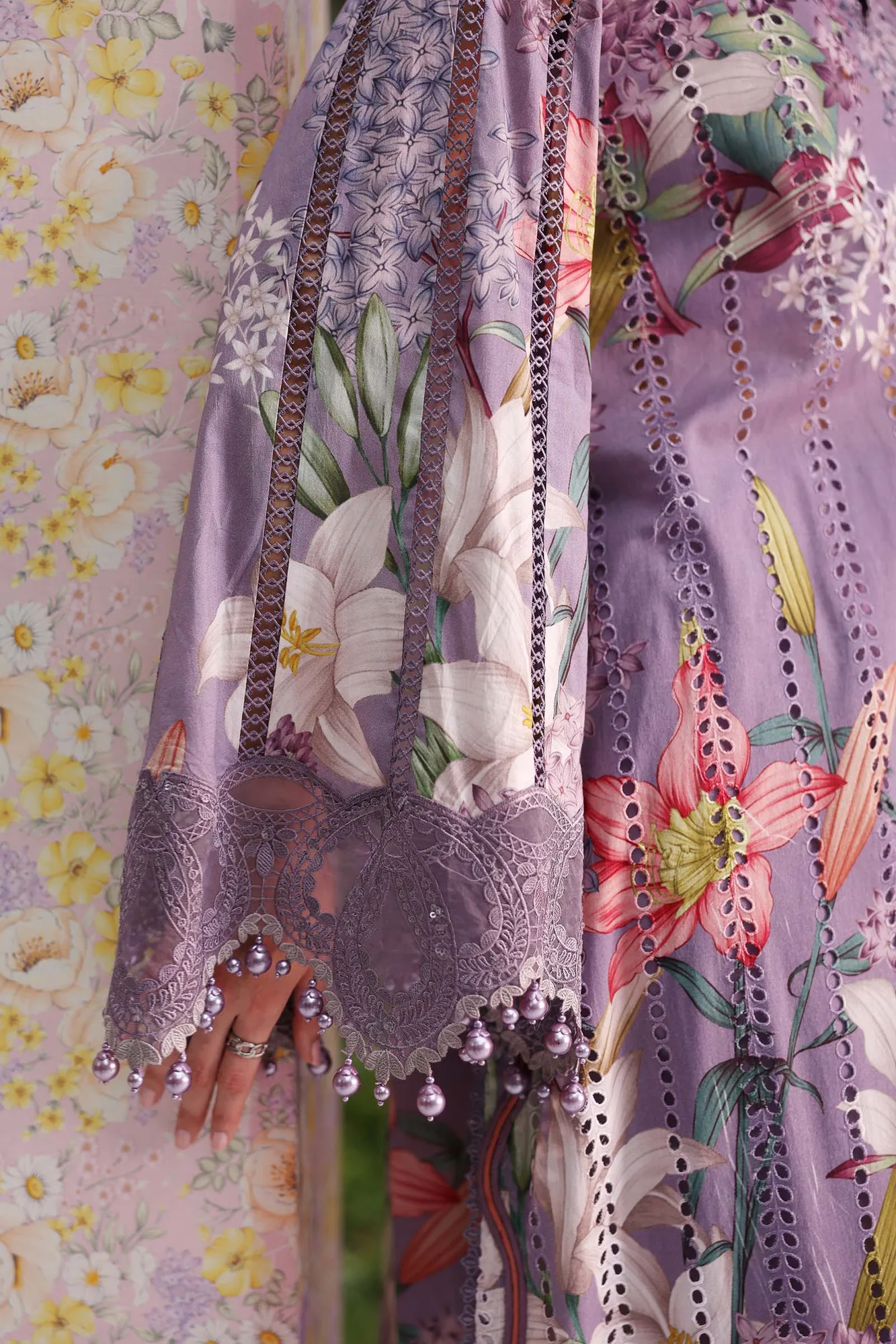 Lilac Organza – view 7 – Poshaq