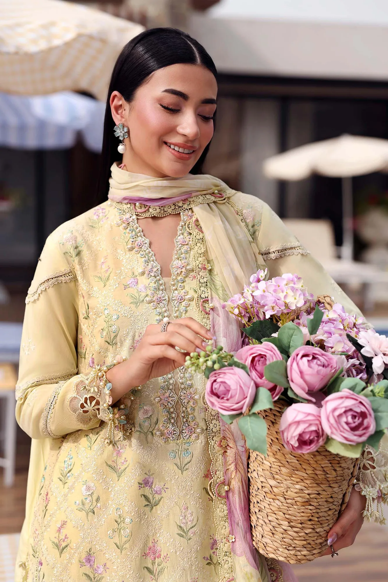 Yellow Chiffon – view 2 – Poshaq
