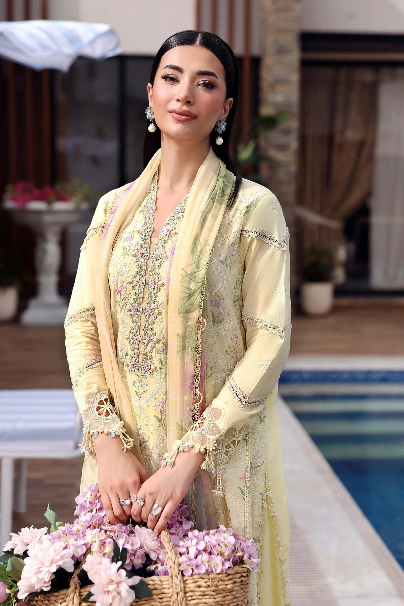 Yellow Chiffon – view 3 – Poshaq
