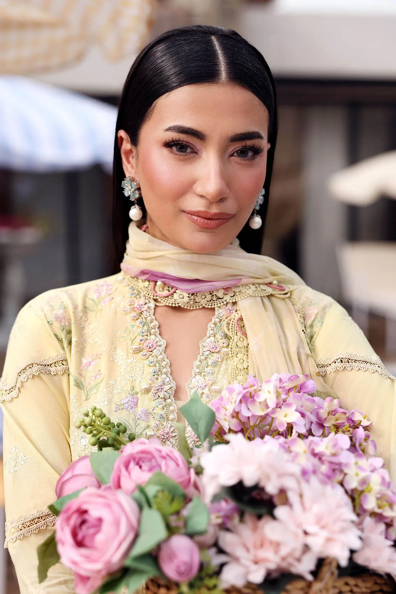 Yellow Chiffon – view 4 – Poshaq