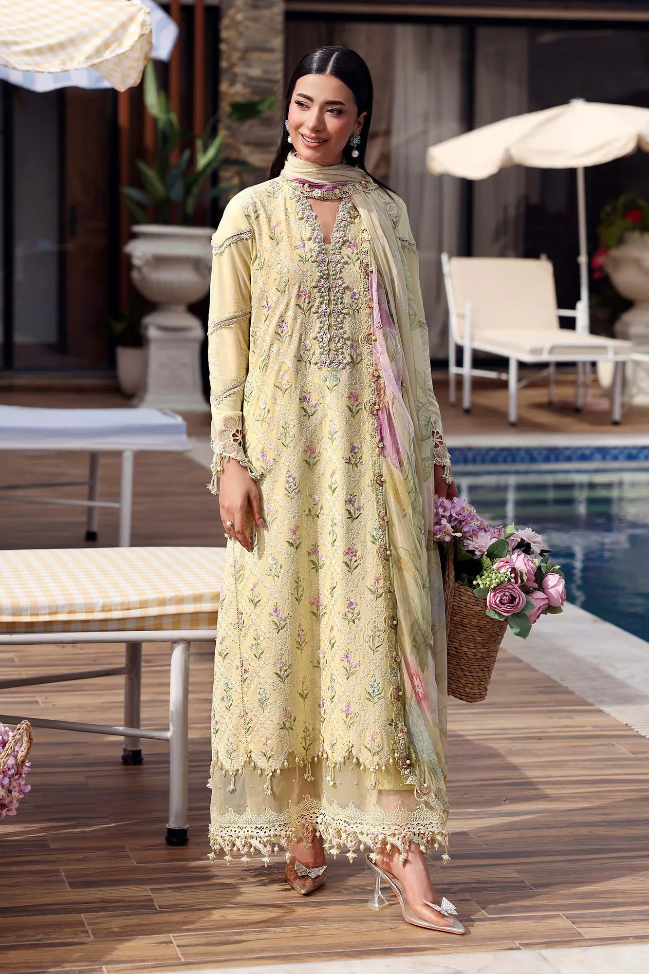 Yellow Chiffon – view 5 – Poshaq