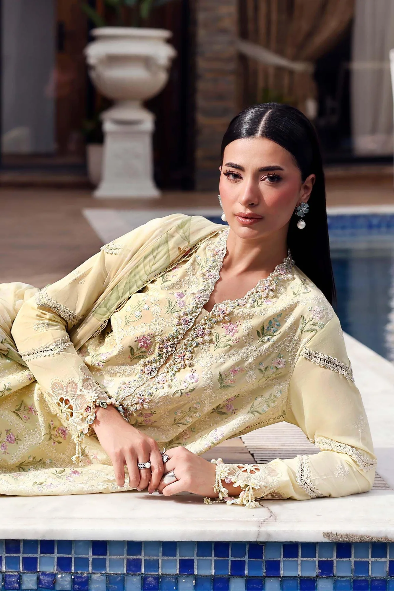 Yellow Chiffon – view 9 – Poshaq