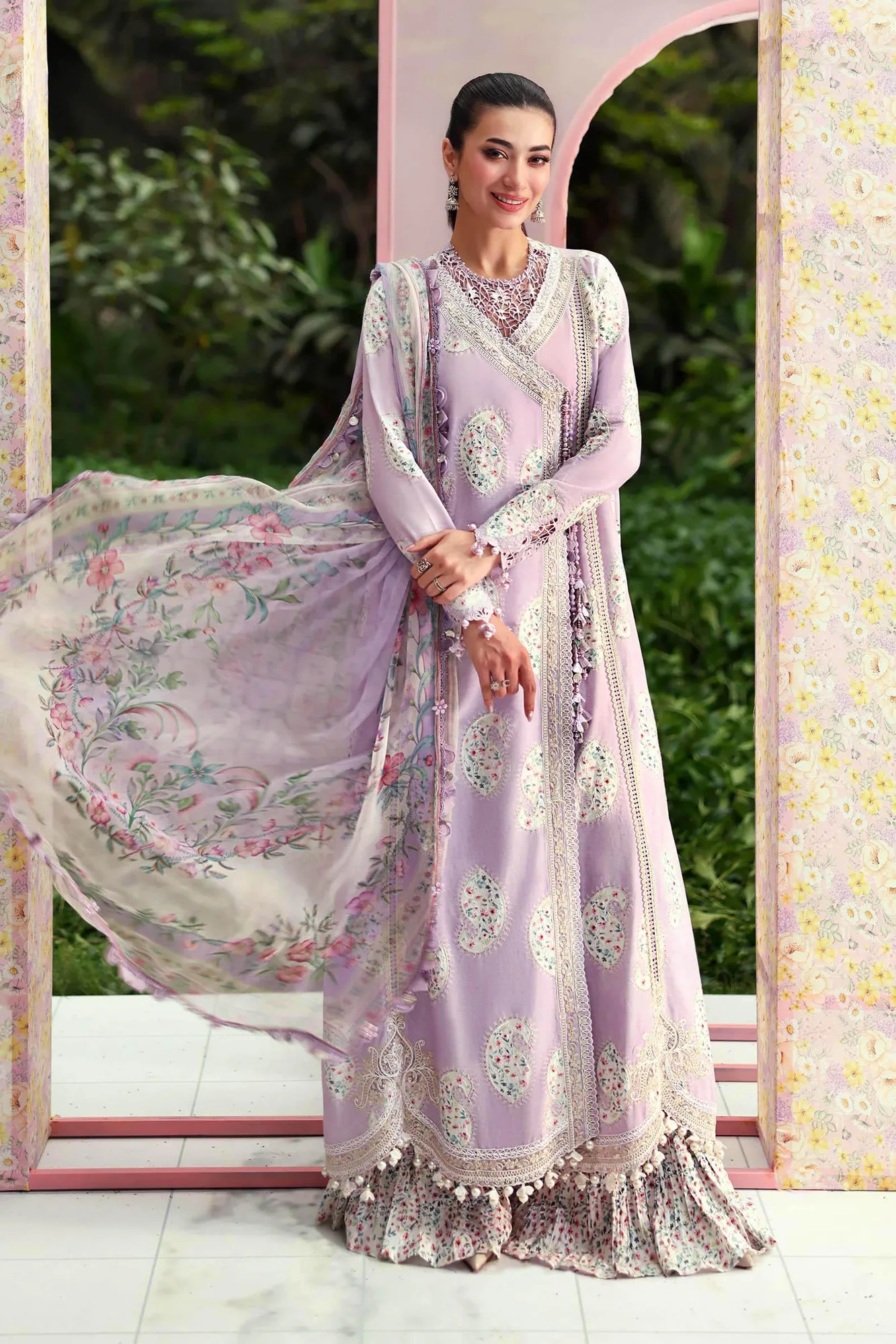 Lilac Organza – view 1 – Poshaq