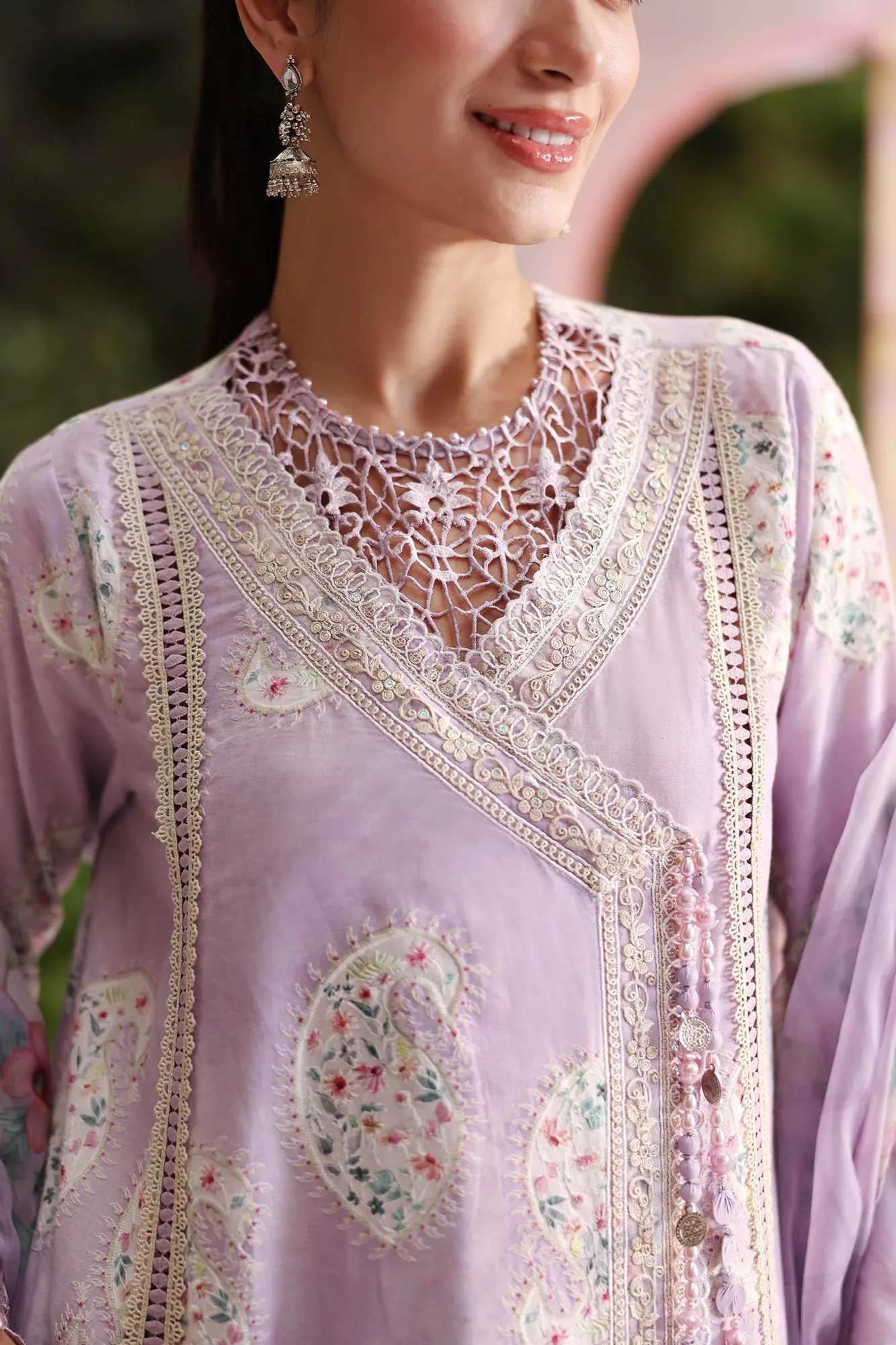 Lilac Organza – view 4 – Poshaq