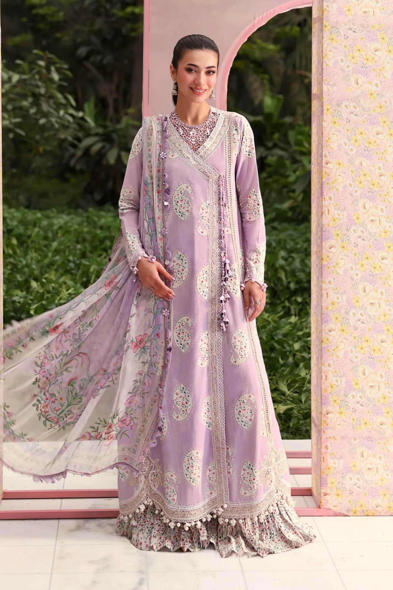 Lilac Organza – view 7 – Poshaq