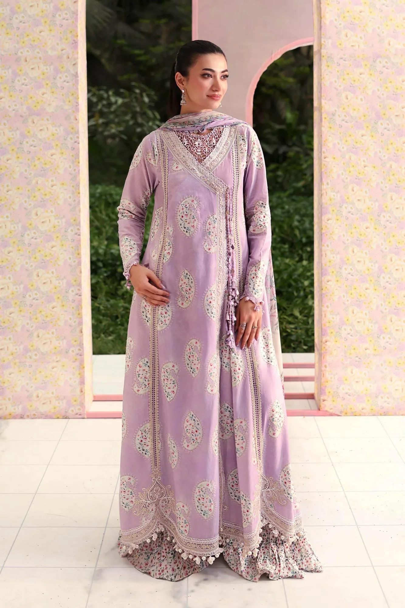 Lilac Organza – view 8 – Poshaq