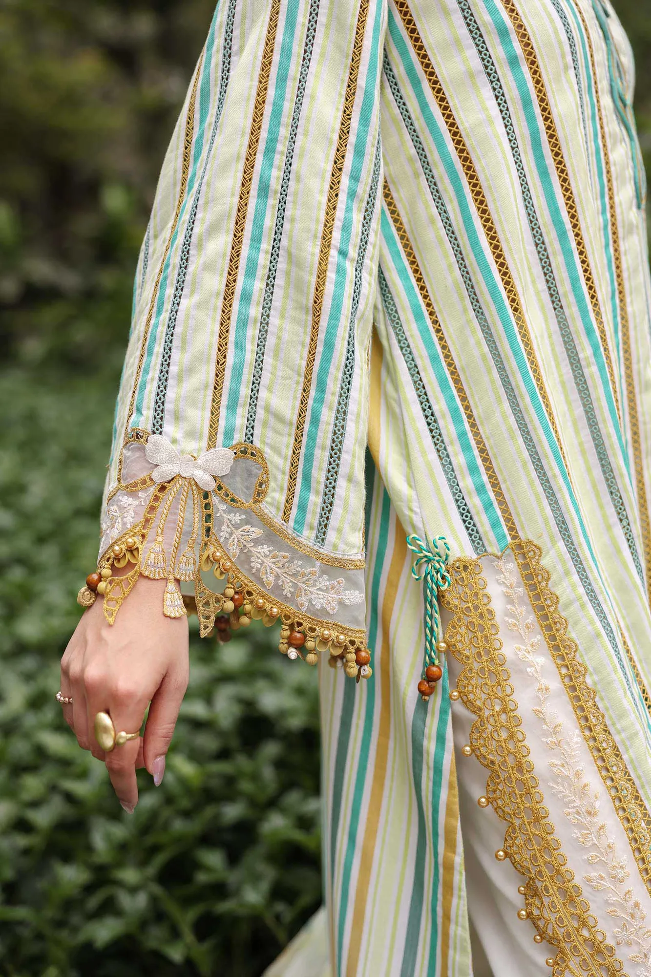 Mustard Jacquard – view 6 – Poshaq