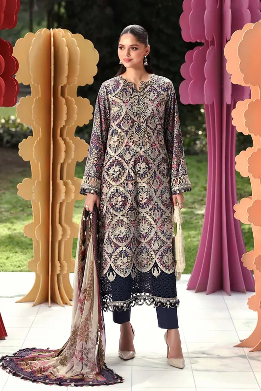 Blue Organza – view 1 – Poshaq