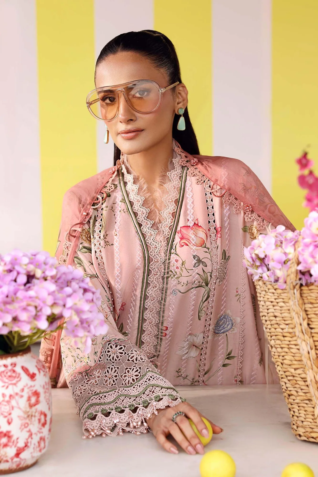 Pink Organza – view 2 – Poshaq
