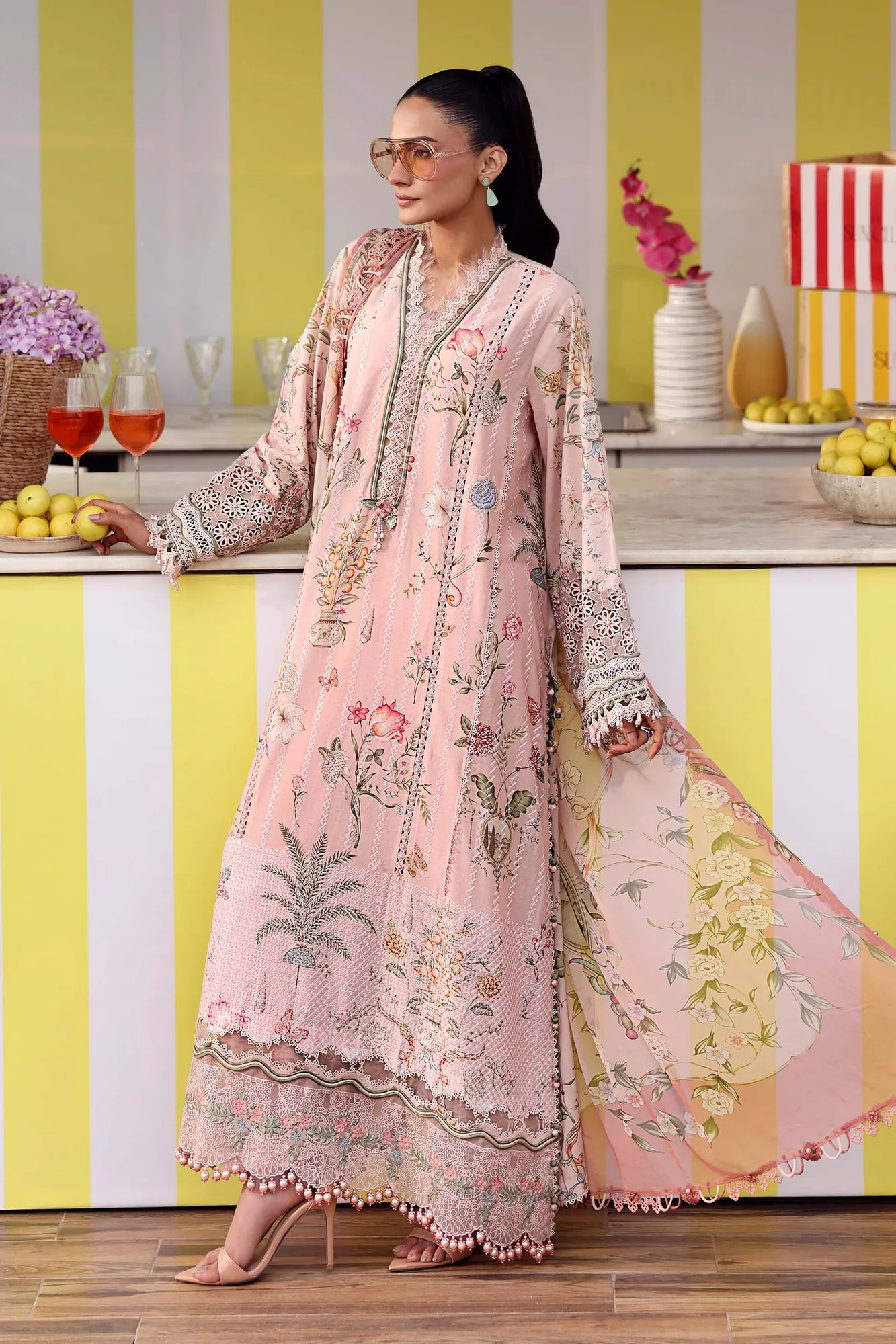 Pink Organza – view 5 – Poshaq
