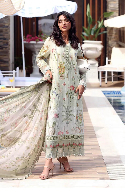 Green Organza – view 1 – Poshaq