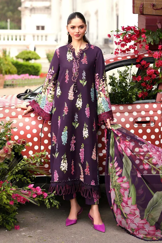 Purple Chiffon – view 1 – Poshaq