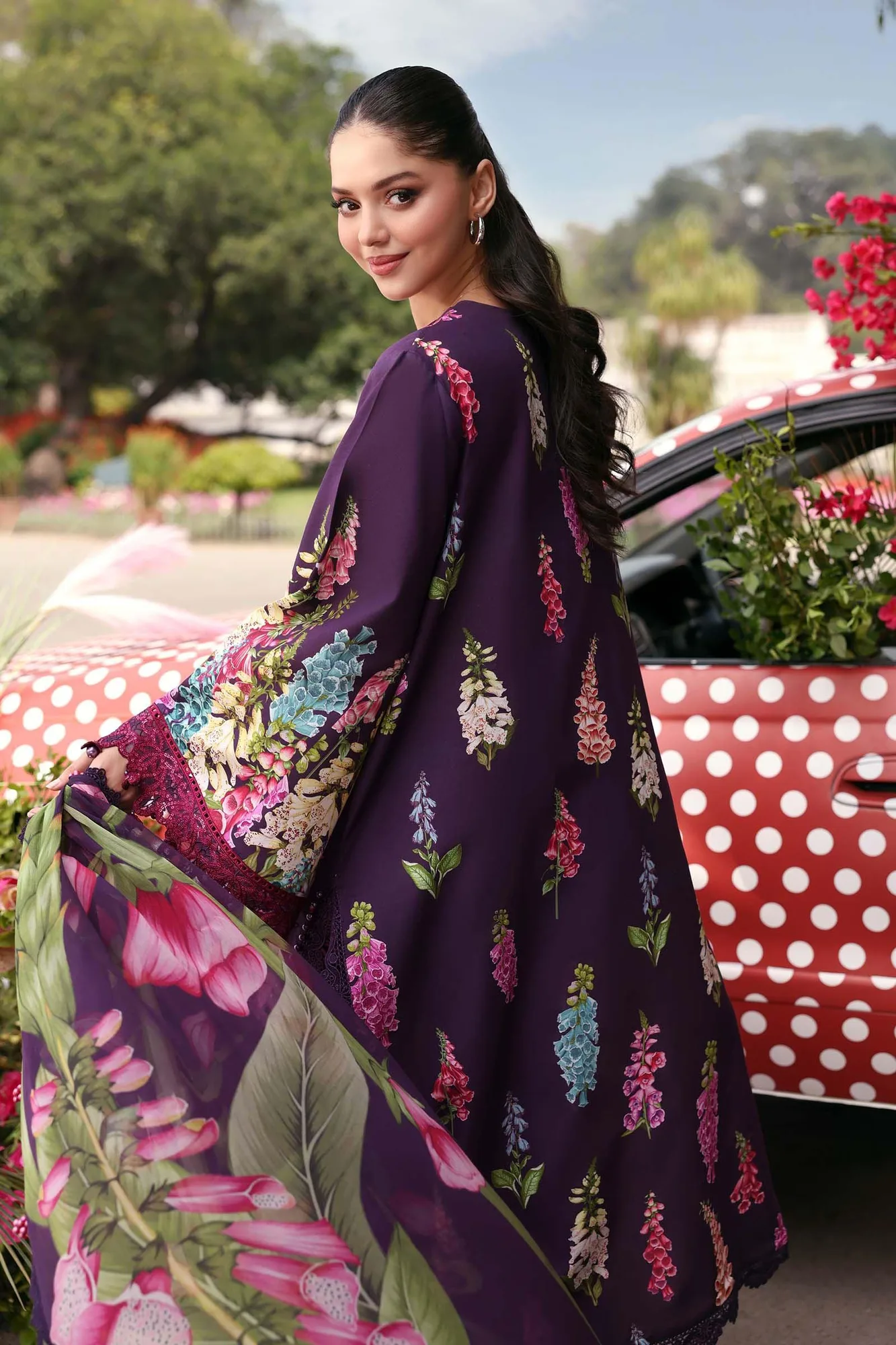 Purple Chiffon – view 11 – Poshaq
