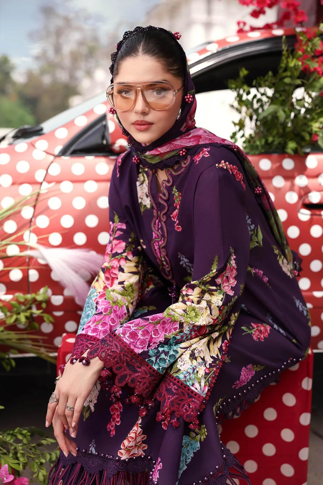 Purple Chiffon – view 7 – Poshaq