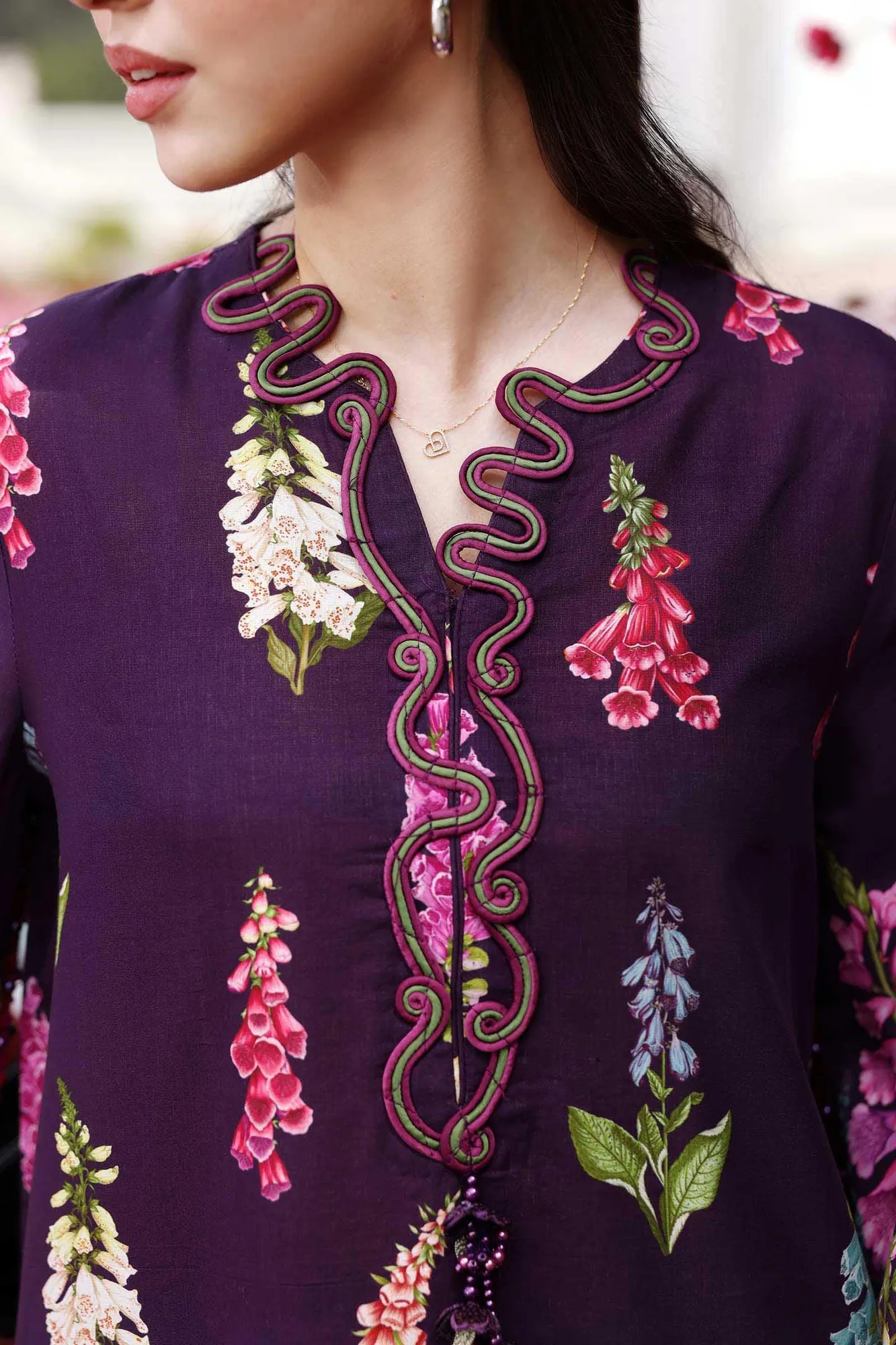 Purple Chiffon – view 8 – Poshaq
