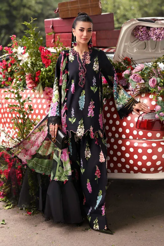 Black Chiffon – view 1 – Poshaq