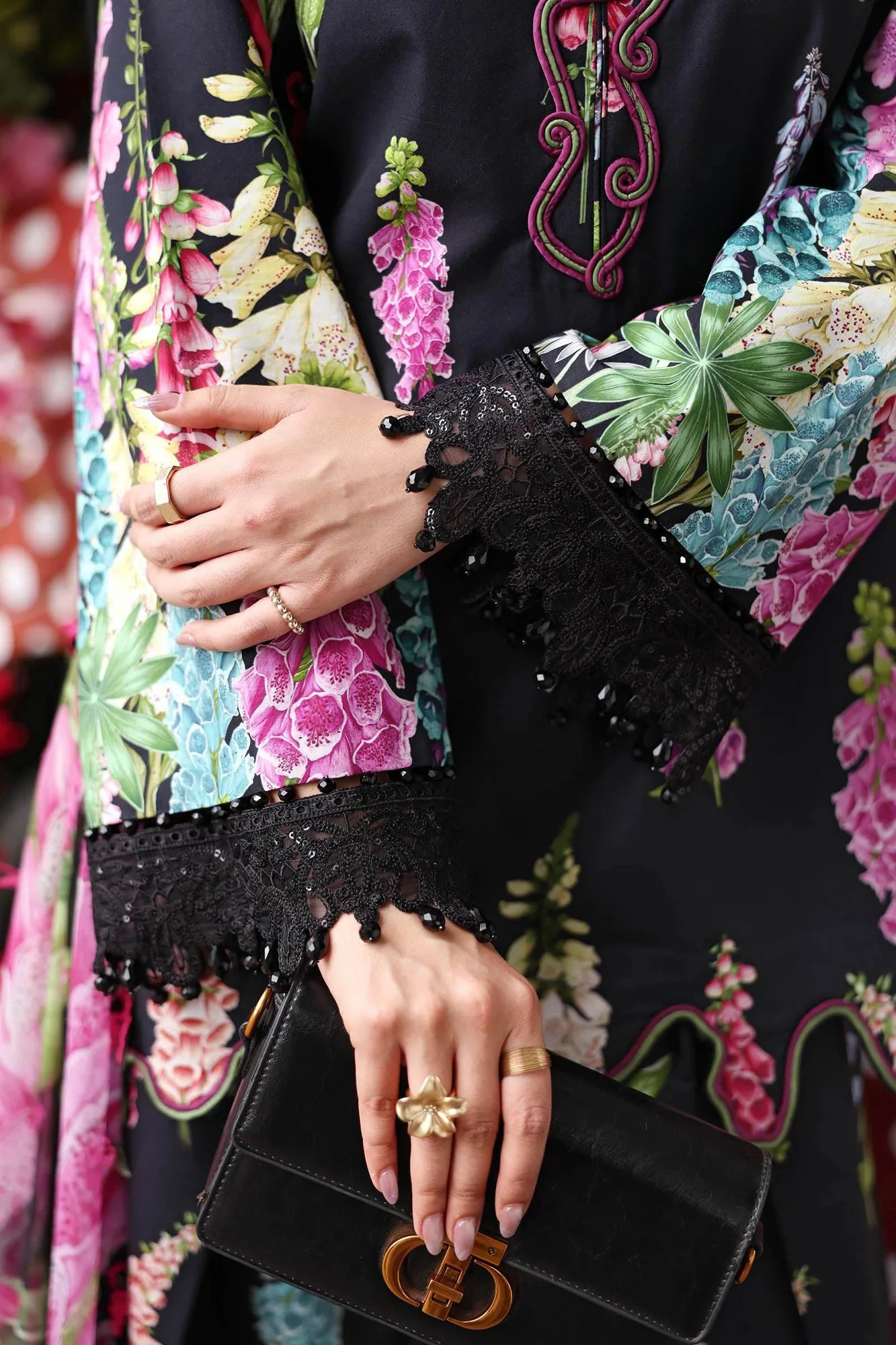 Black Chiffon – view 6 – Poshaq