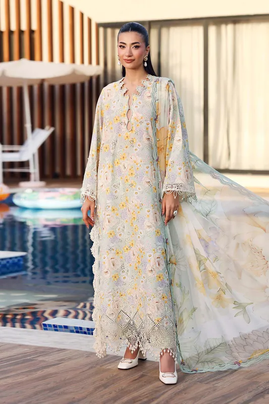 Green Chiffon – view 1 – Poshaq