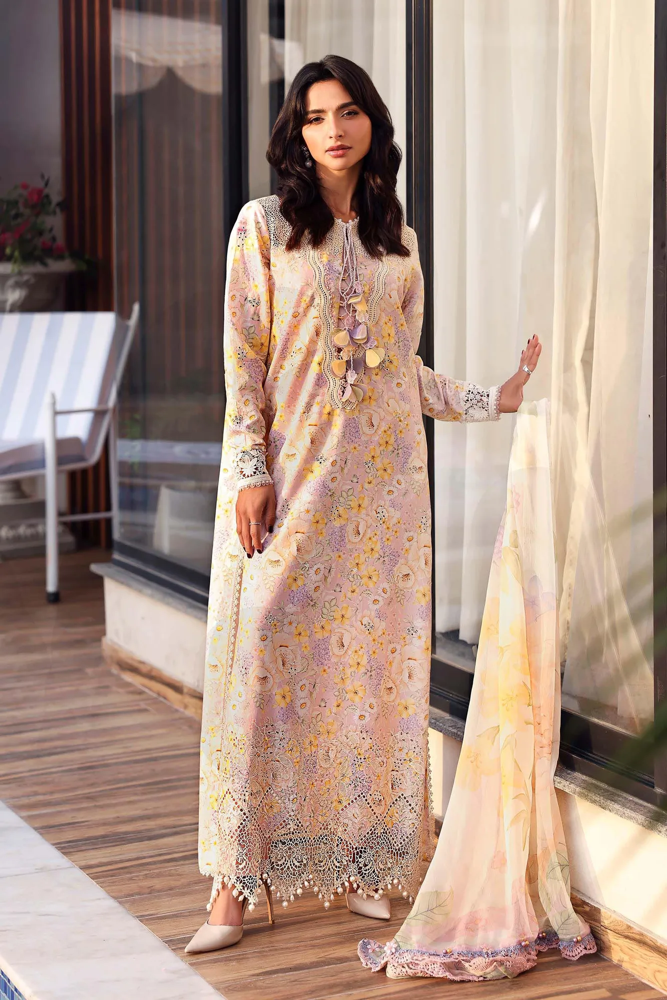 Lilac Chiffon – view 4 – Poshaq