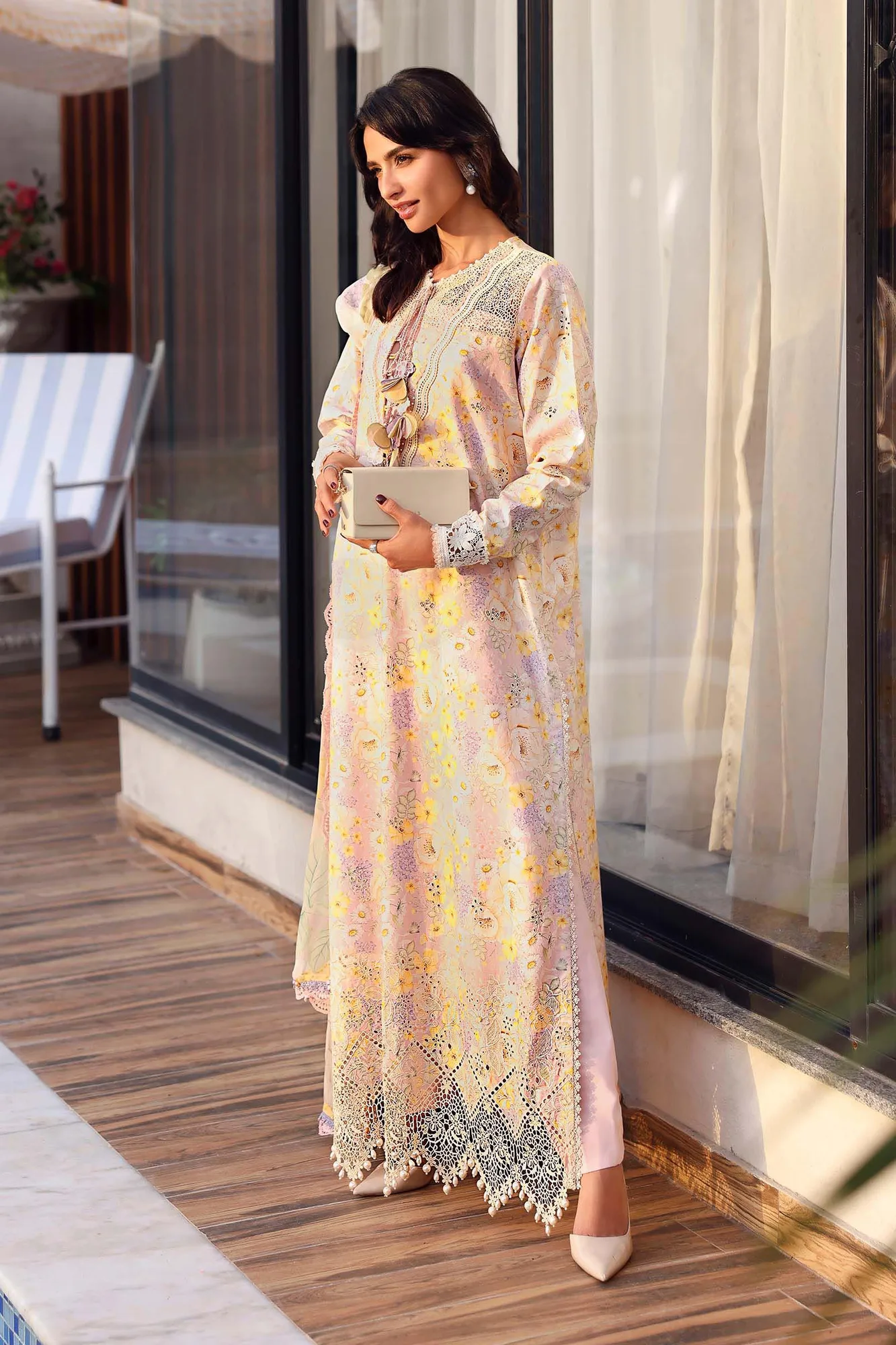 Lilac Chiffon – view 5 – Poshaq
