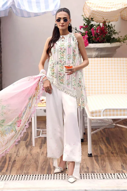 White Chiffon – view 1 – Poshaq