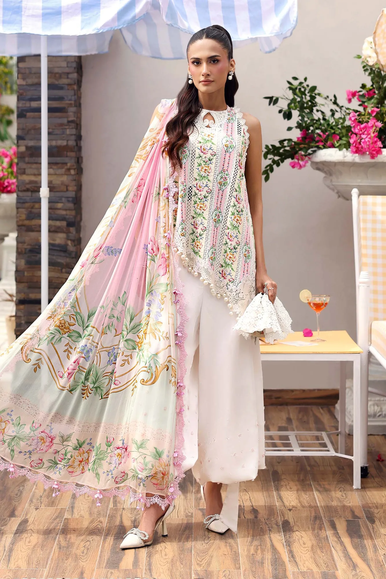 White Chiffon – view 10 – Poshaq