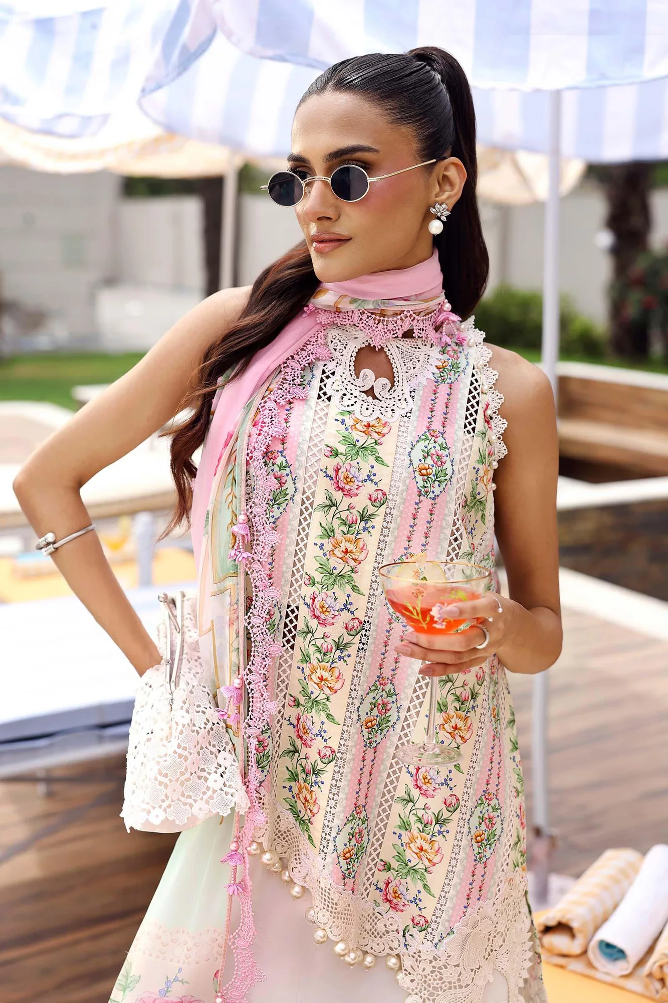 White Chiffon – view 3 – Poshaq