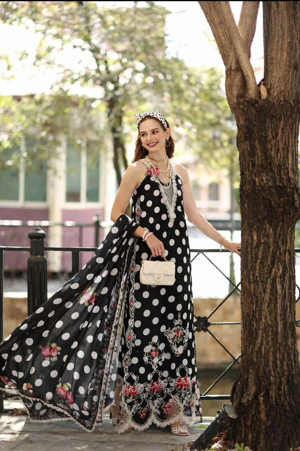 Noor by Saadia Asad Eid Luxe Printkhaas 26 Chiffon – view 2 – Poshaq