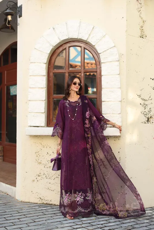 Noor by Saadia Asad Luxe Chikankari 26 Chiffon – view 1 – Poshaq