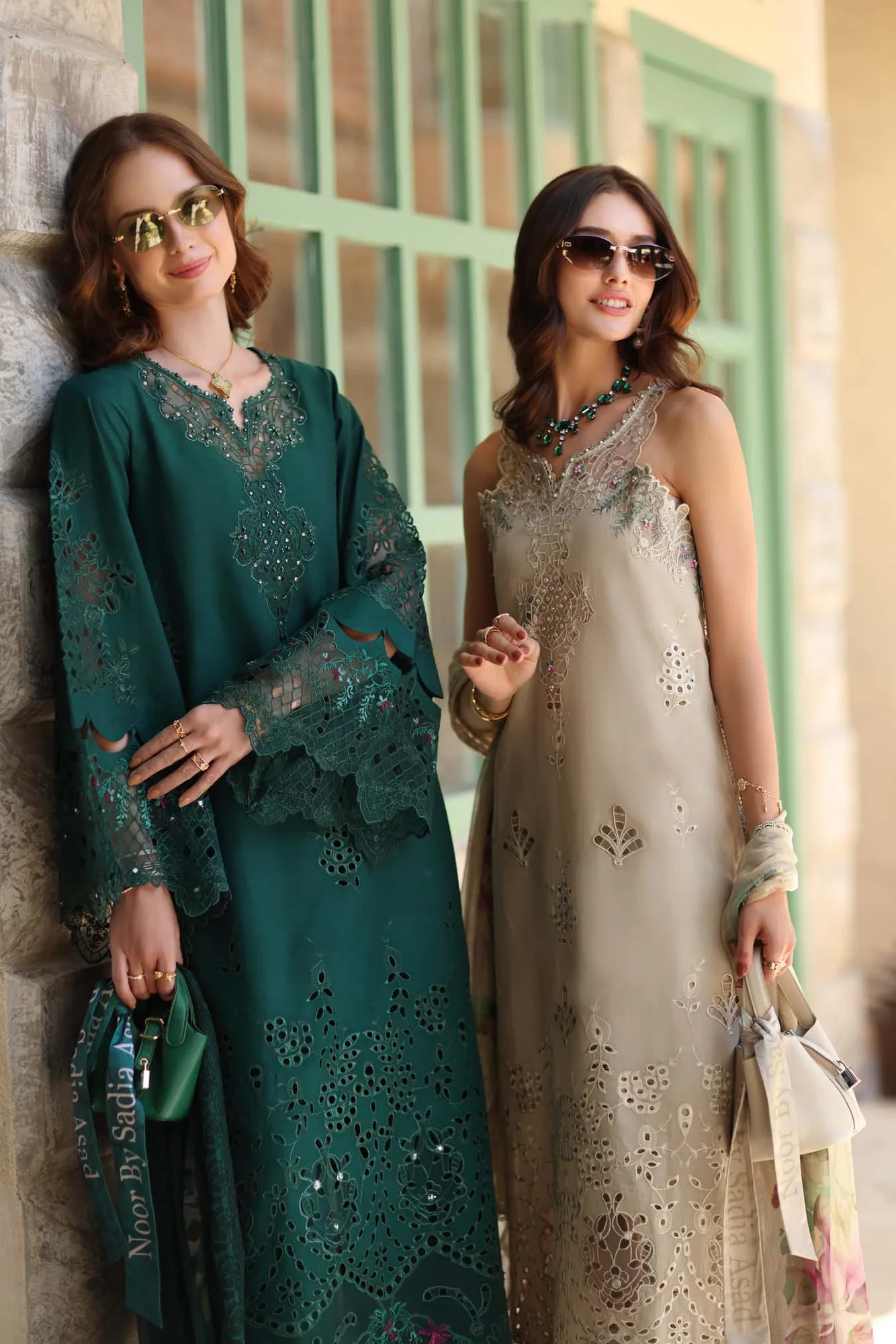Noor by Saadia Asad Luxe Chikankari 26 Chiffon – view 5 – Poshaq