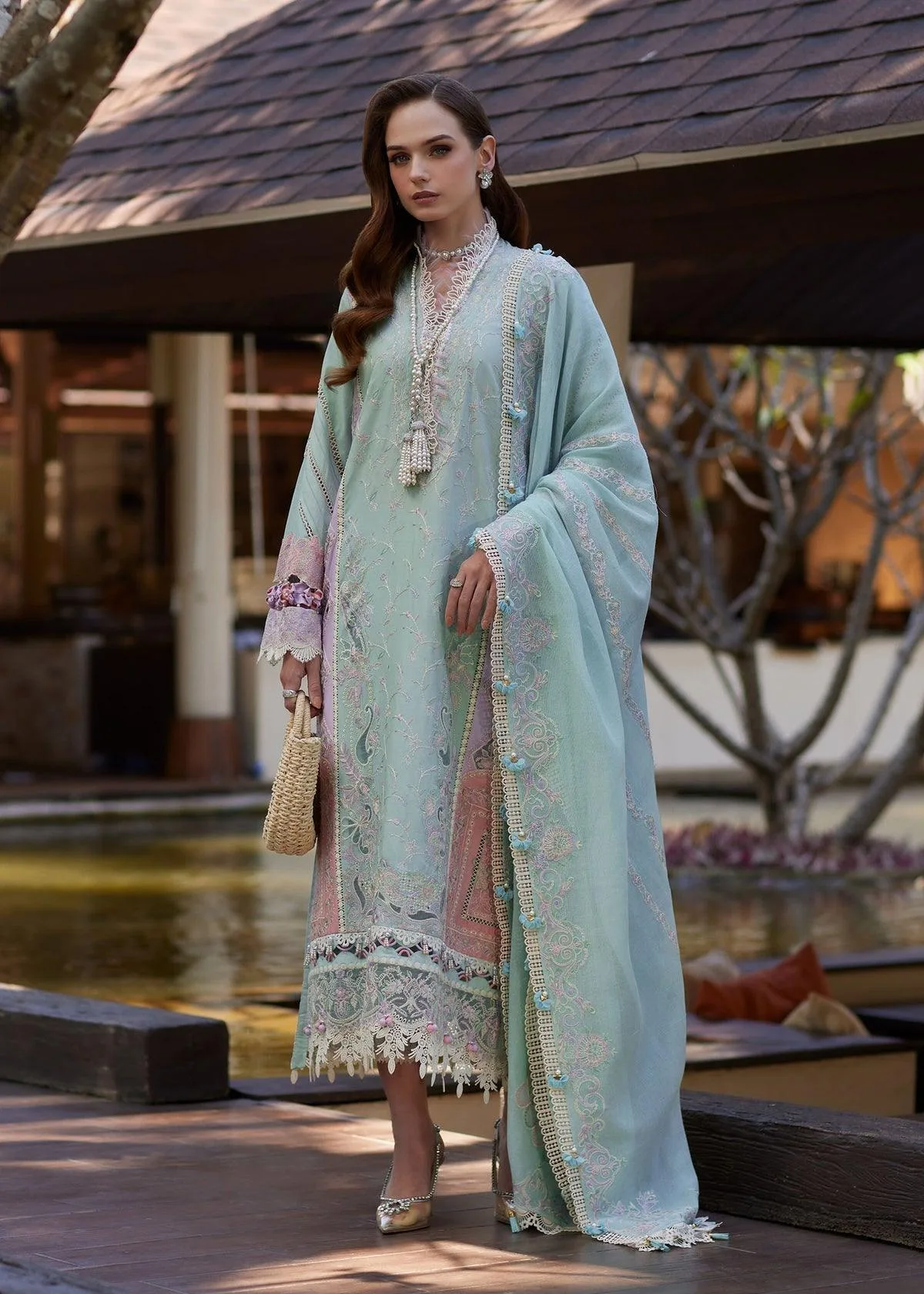 Kanwal Malik Ariya Luxury Lawn 26 Lilac Cambric – view 1 – Poshaq