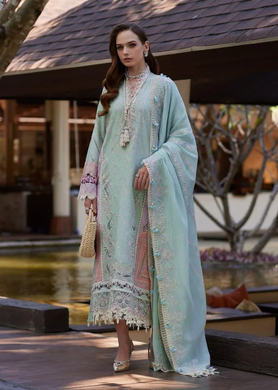 Kanwal Malik Ariya Luxury Lawn 26 Lilac Cambric – view 1 – Poshaq