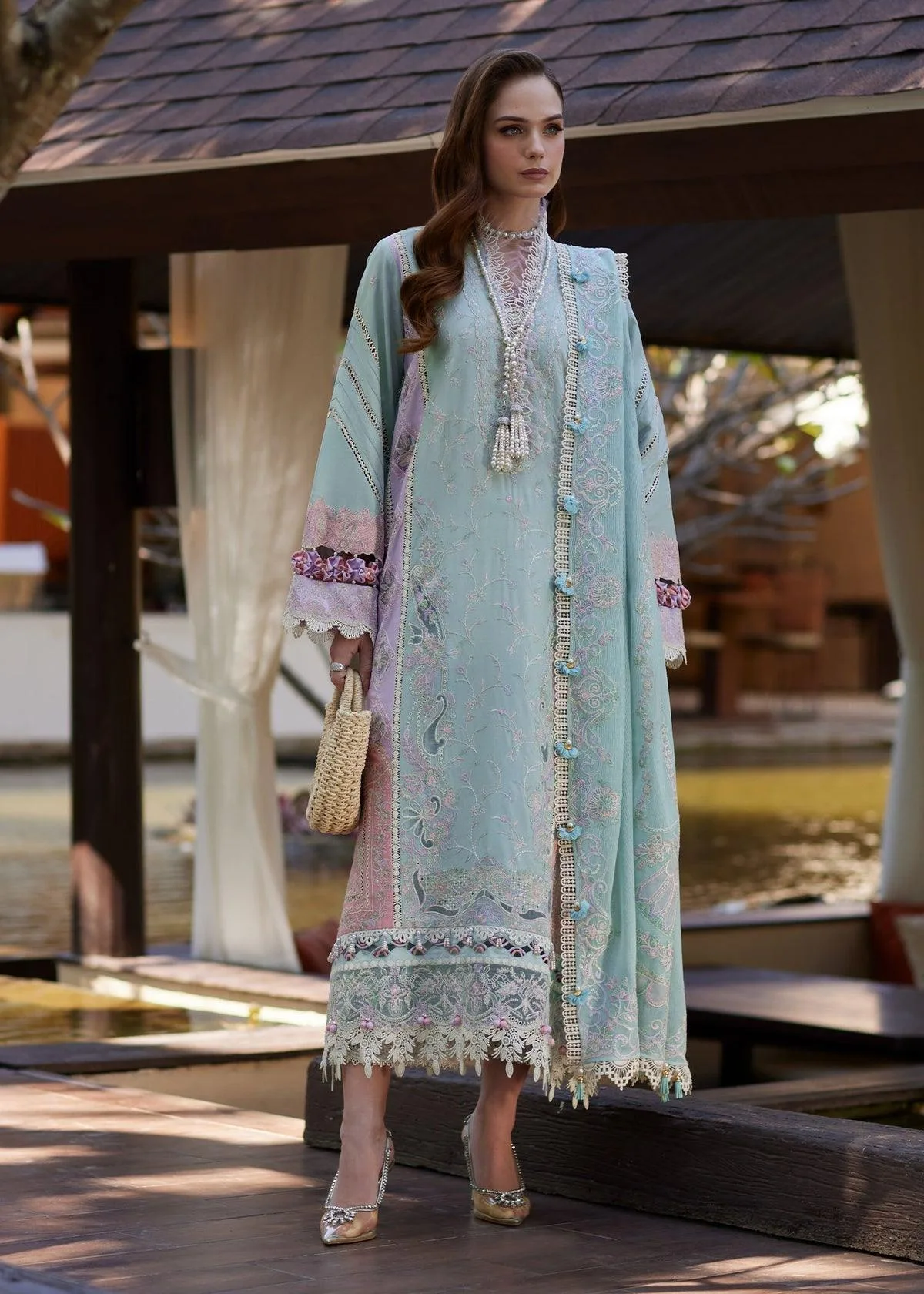 Kanwal Malik Ariya Luxury Lawn 26 Lilac Cambric – view 4 – Poshaq
