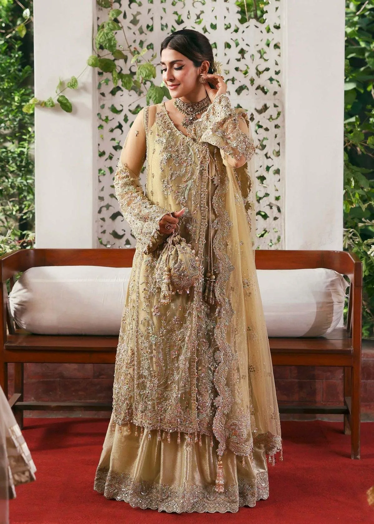 Kanwal Malik Maahi Festive 25 Black Tissue – view 1 – Poshaq