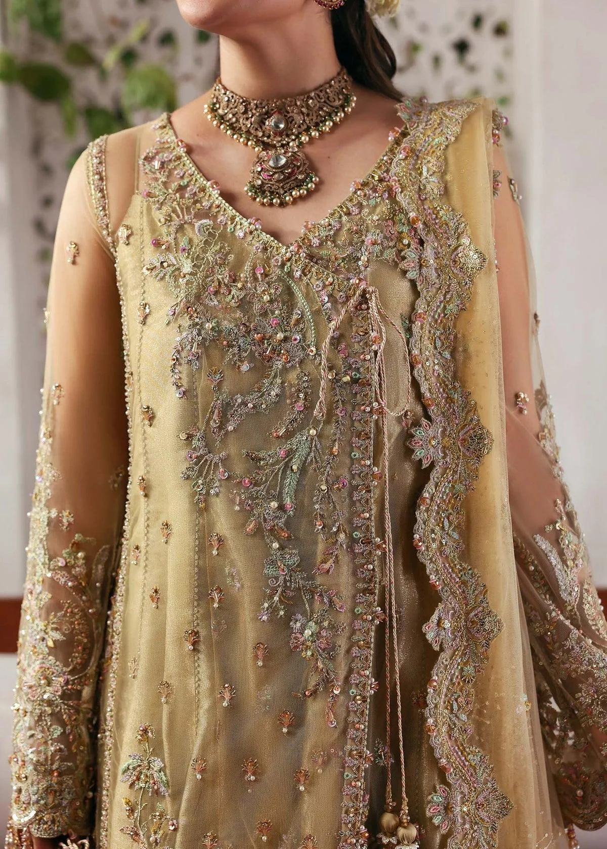 Kanwal Malik Maahi Festive 25 Black Tissue – view 4 – Poshaq