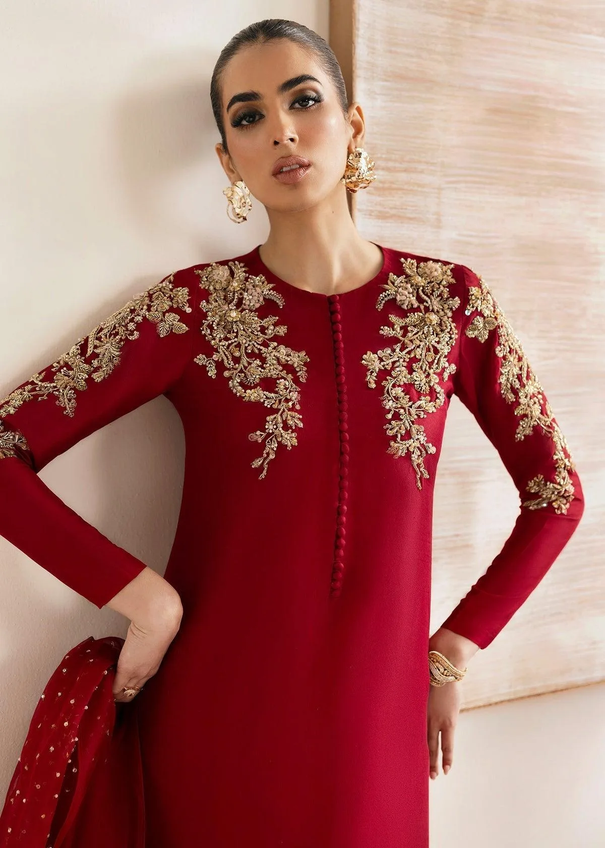 Kanwal Malik Miray Luxury Pret Organza – view 2 – Poshaq