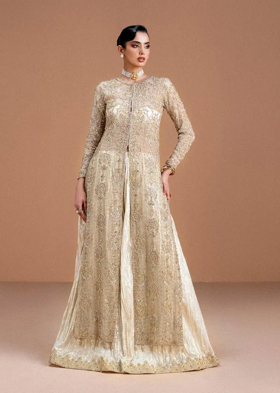 Kanwal Malik Nysa Luxury Pret 25 White Organza – view 1 – Poshaq