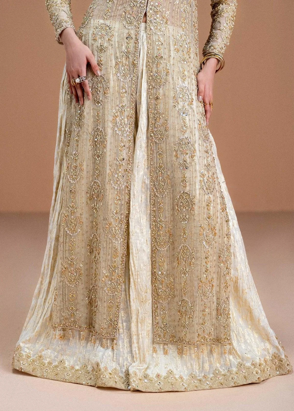Kanwal Malik Nysa Luxury Pret 25 White Organza – view 4 – Poshaq