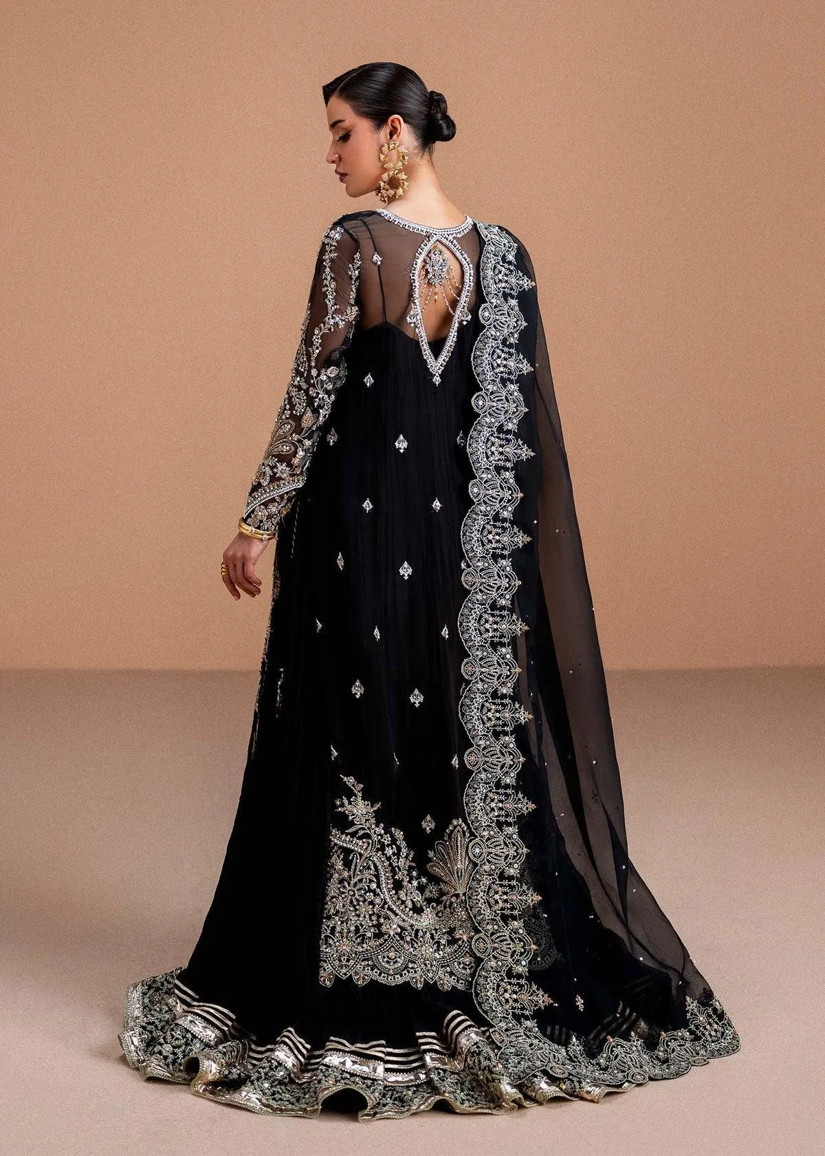 Kanwal Malik Nysa Luxury Pret 25 Black – view 2 – Poshaq