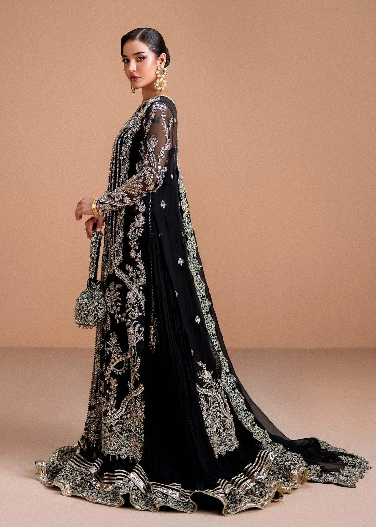 Kanwal Malik Nysa Luxury Pret 25 Black – view 7 – Poshaq