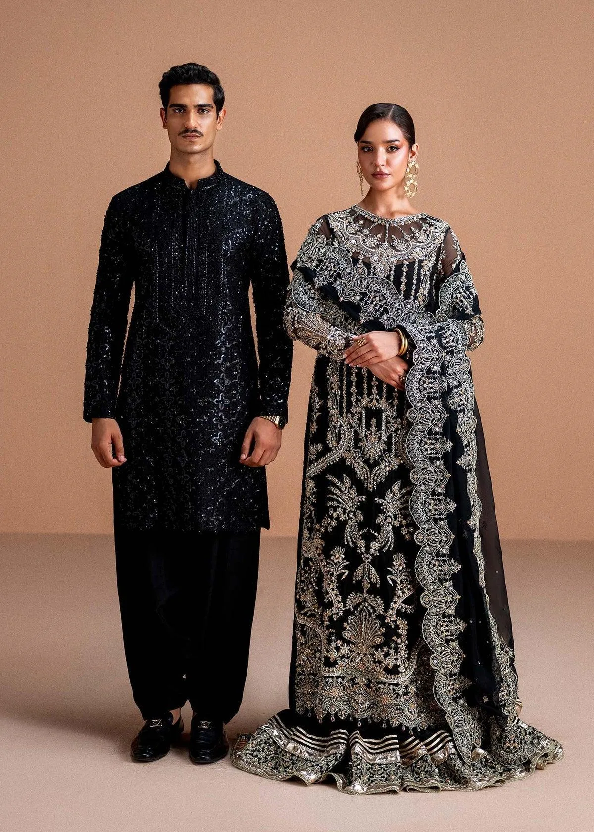 Kanwal Malik Nysa Luxury Pret 25 Black – view 8 – Poshaq