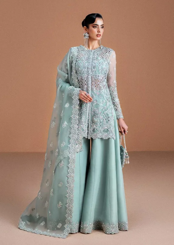 Kanwal Malik Nysa Luxury Pret 25 Blue – view 1 – Poshaq