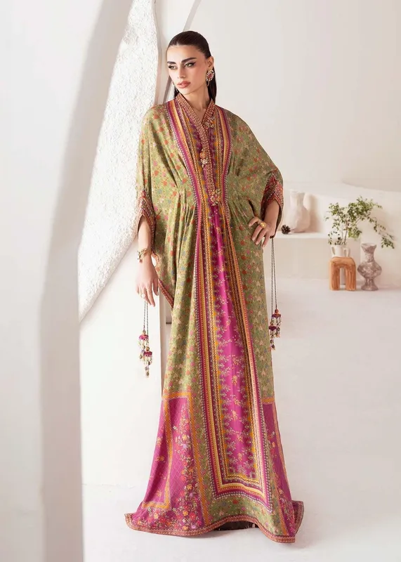 Kanwal Malik Rosalia Silk Eid 25 Magenta Crepe – view 1 – Poshaq